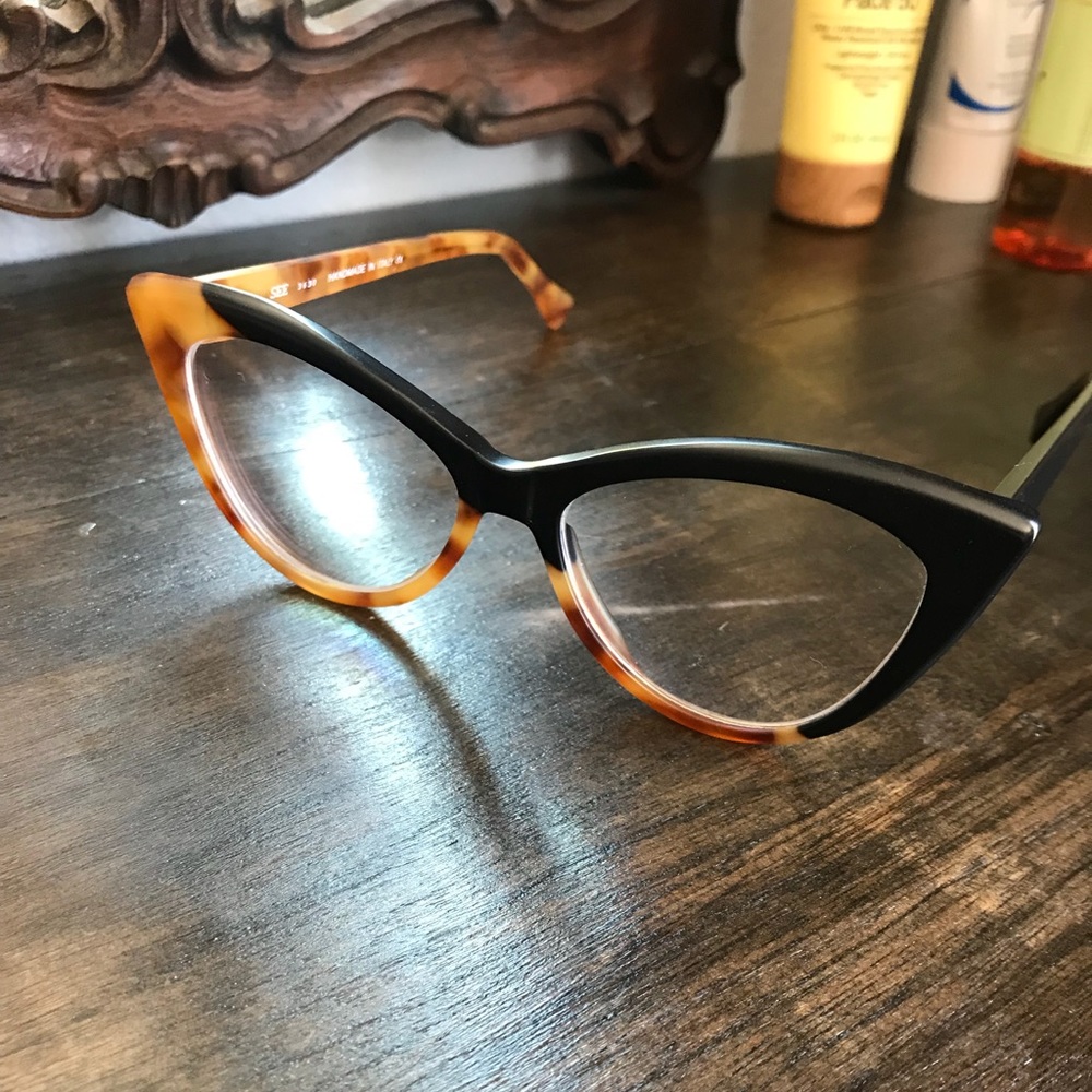See Eyewear two tone cat eye optical glasses